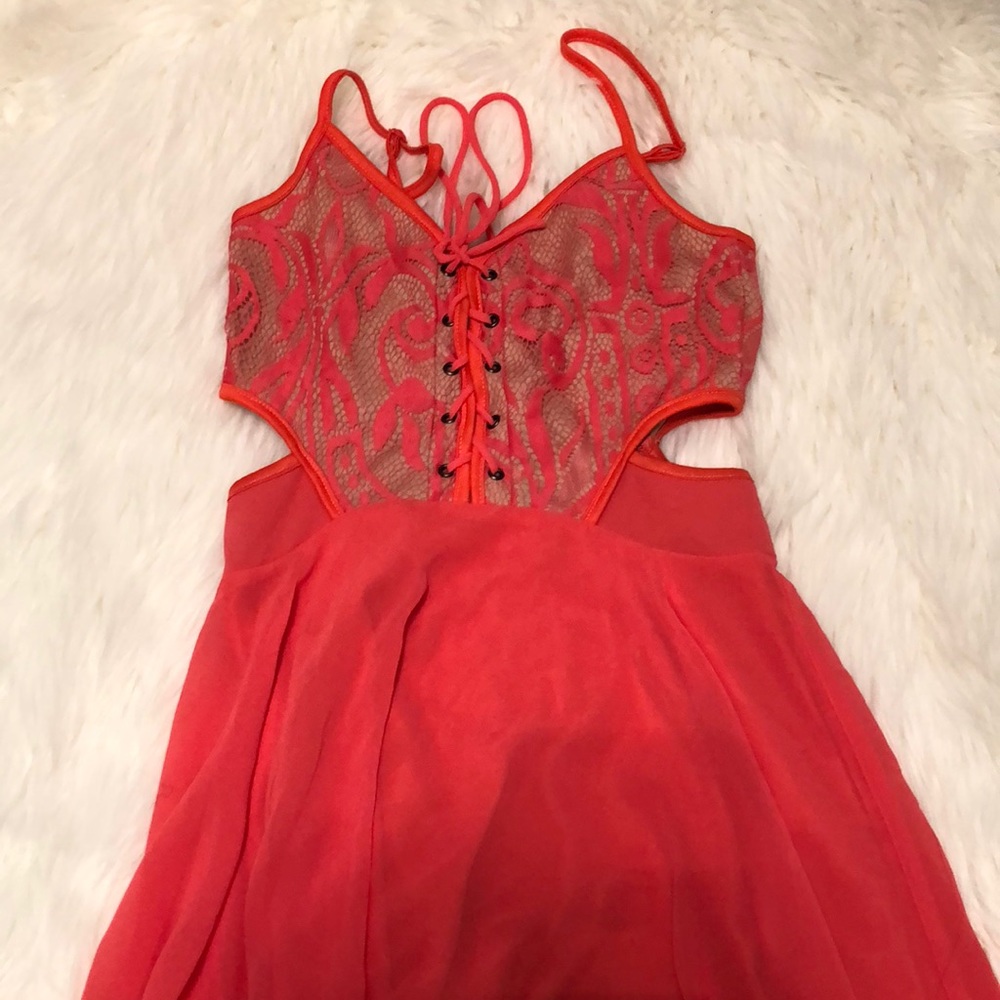 Skinny strap flowy Dress